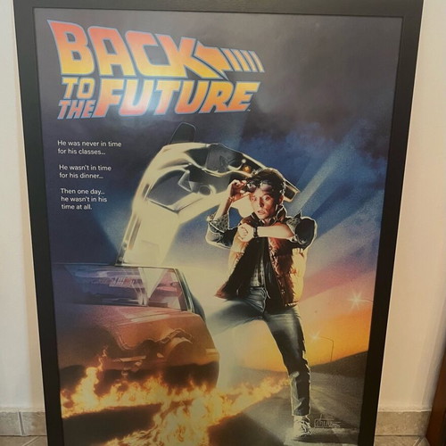 Movie Poster Back to the Future (1985) framed like new
