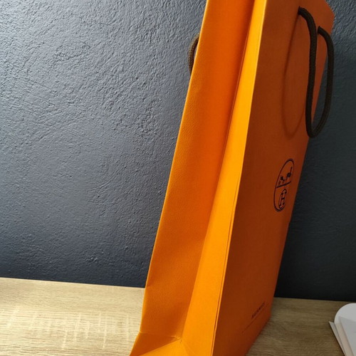 Hermes empty paper bag packaging used
