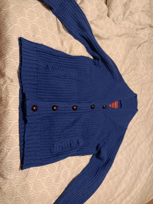 Berto Lucci cardigan blue like new size M