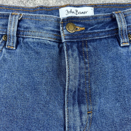 John Baner Jeanswear Men's Denim Shorts used Blue XL Y2K 2000s Relaxed Fit