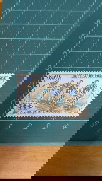 Γαλλία Γραμματόσημα 1968 Olympic Games - mewico