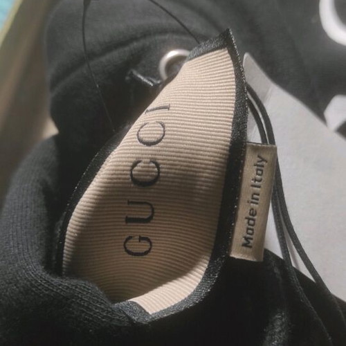 Gucci Interlocking G hoodie sweatshirt new, medium size, black cotton