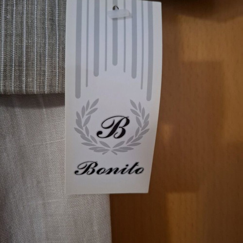 Boys' linen set new, includes coat, pants, shirt, belt