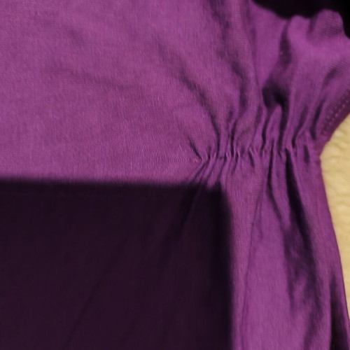 Strapless crop top purple, like new, size S