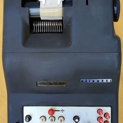 Olivetti MC 14 used electric printing calculator 1948