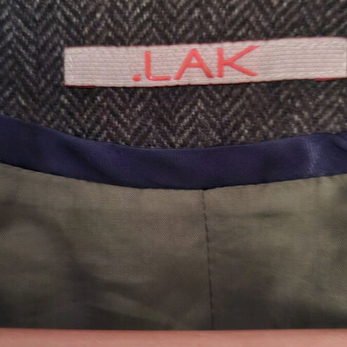 LAK jacket brown with gray like new