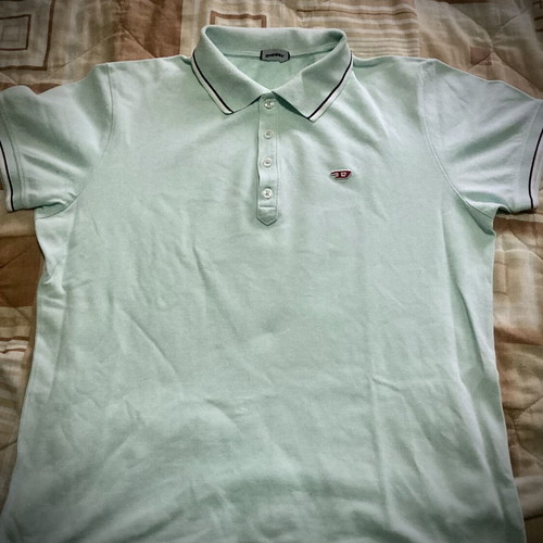 Diesel polo shirts pack of 2, size L, like new, turquoise and grey