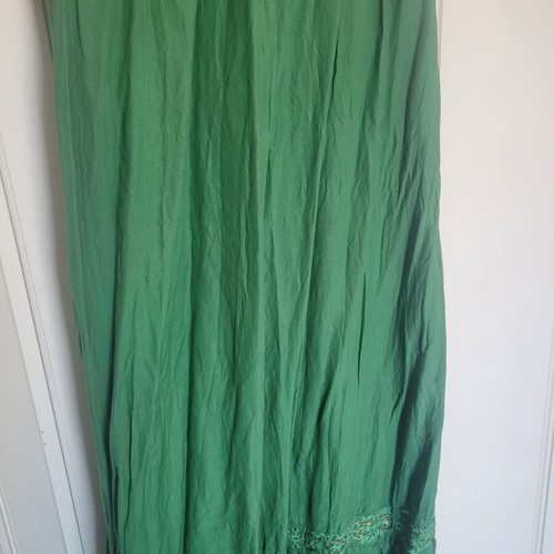 BSB collection green maxi dress with halter neckline