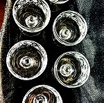 Ποτήρια κρυστάλλινα vintage σαμπάνιας