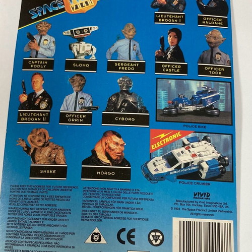 Vivid Imagination 1994 Space Precinct Cyborg 9 cm new