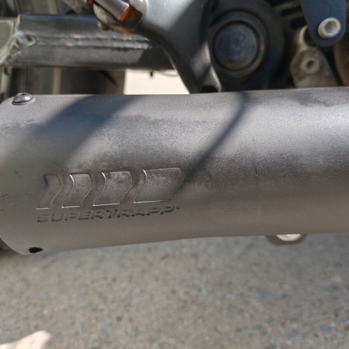 Supertrapp 2:1 Sportster exhaust used with lambda sensor ports