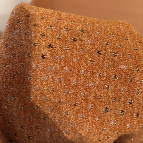 Turtleneck sweater like new, orange, size L-XL