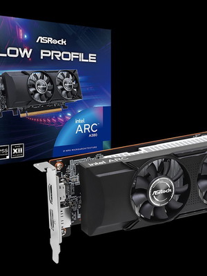 Графична карта ASRock ARC A380 6GB GDDR6 Low Profile като нова