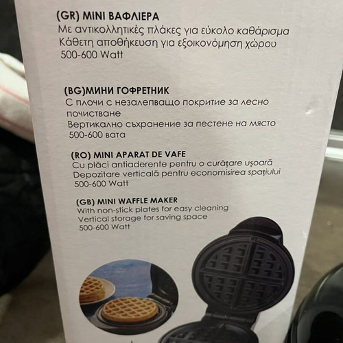 Waffle maker brand new in excellent condition