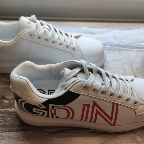 Gaudi sneakers unisex, new, size 42, white and red leather