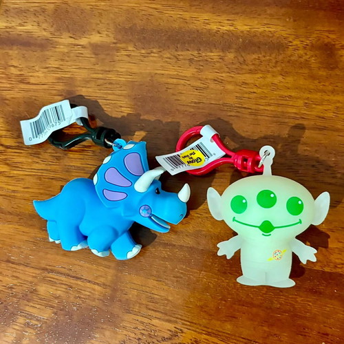 Toy Story Trixie and Alien keychains