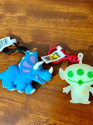 Toy Story Trixie and Alien keychains