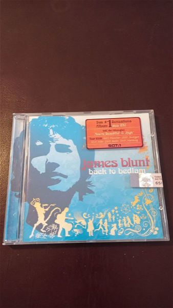  CD JAMES BLUNT BACK TO BEDLAM afthentiko
