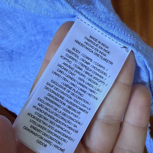 Ralph Lauren linen shirt like new, blue turquoise, size S