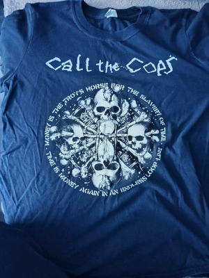 Call the Cops T-shirt μέγεθος small σαν καινούργιο, μαύρο