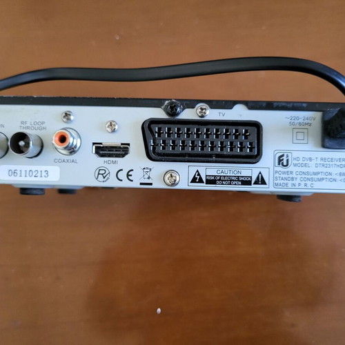 F&U DTR2317HDPVRU digital TV decoder like new, HD receiver with PVR