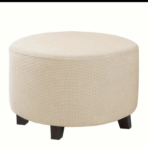 Cover for stool new, beige for large round stool