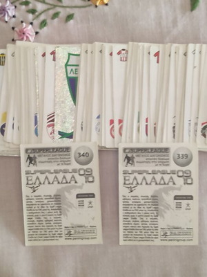 Panini Superleague 2009/10 χαρτάκια σαν καινούργια, 98 τεμάχια