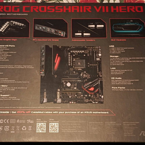 Asus ROG Crosshair VII Hero X470 σαν καινούργιο