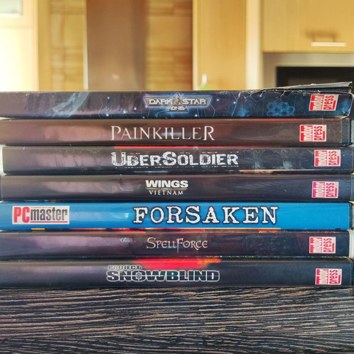 PC videogames used, pack of multiple titles