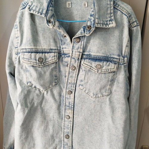 Boys' denim jacket size 8-9 used, blue