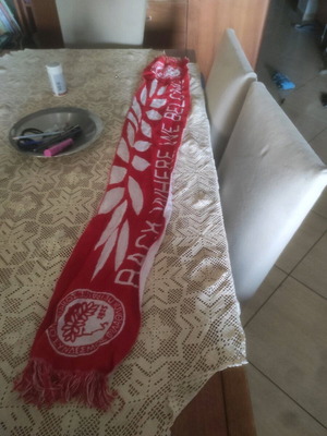 Olympiacos Scarf like new from authentic boutique