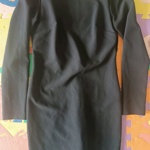 Enzzo medium dress no 38 black like new with gold chains