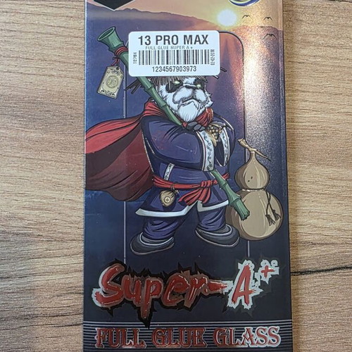 Tempered Glass Screen Protector for iPhone 13 Pro Max like new, compatible with iPhone 14 Plus
