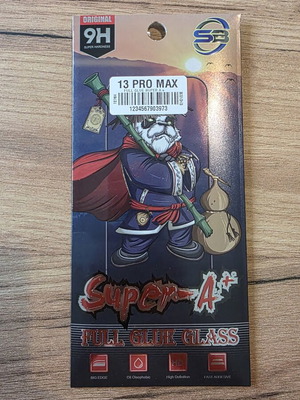 Tempered Glass Screen Protector for iPhone 13 Pro Max like new, compatible with iPhone 14 Plus