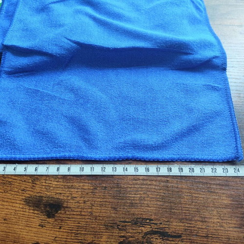 Microfiber cloths new, pack of 10, blue