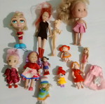 Dolls used small and large