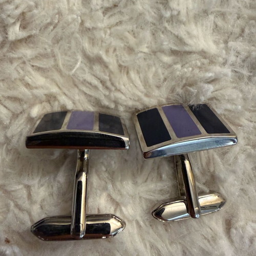 Silver cufflinks set new with box
