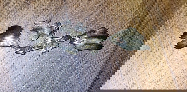 Vintage pin 1940's Early Beau Sterling Silver Leafs