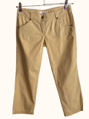 Capri pants ISO used, size S, beige