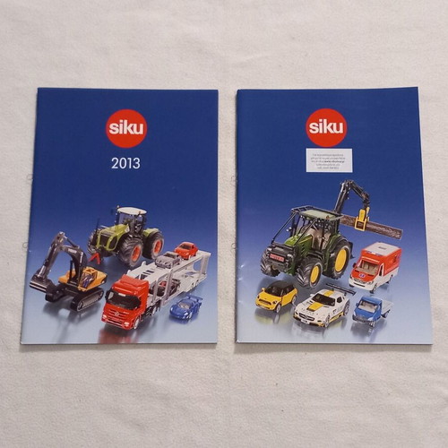 Siku catalogs like new, 2013 and 2014 editions