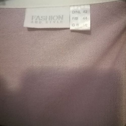 Women's shirt with blouse effect lilac like new, size L