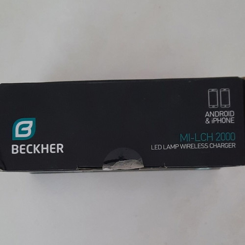Beckher MI-LCH 2000 LED desk lamp with wireless phone charger, like new