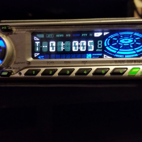 Kenwood Radio Cd Mp3 Player KDC-M6021 Used With Remote
