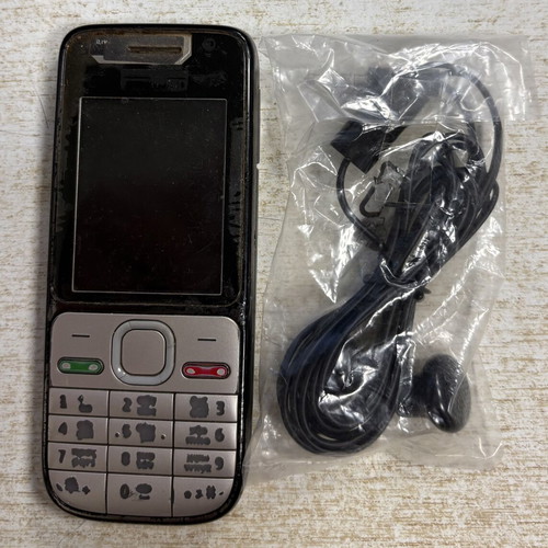 Nokia C2-01 phone used, gray, with memory card