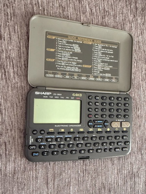 Sharp Electronic Organizer 64KB used with screen issue