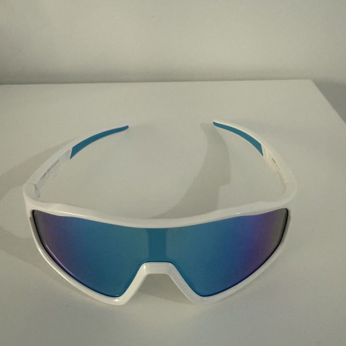 Gianni Intelligent Eyewear Sunglasses White Frame Blue Iridescent