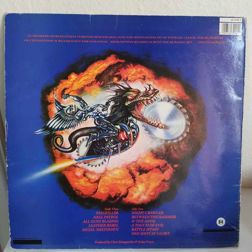 Judas Priest Painkiller LP used, Greek edition 1990