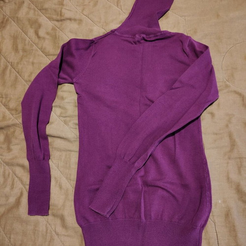 Stradivarius turtleneck like new, slim fit, purple