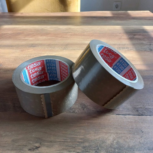 Tesa packing tape set of 2 new, 50m length, 5cm width