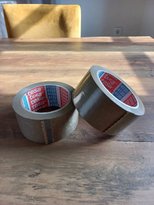 Tesa packing tape set of 2 new, 50m length, 5cm width